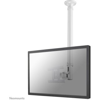 Neomounts Deckenhalterung für Flachbildschirme/Fernseher bis 30" (76 cm) 12KG FPMA-C100WHITE