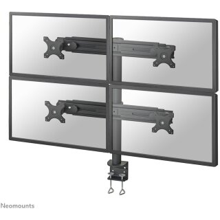 Tischhalterung für vier Flachbildschirme bis 30" (76 cm) 8KG FPMA-D700D4 Neomounts