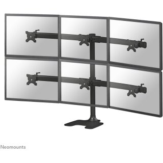 Tischhalterung für sechs Flachbildschirme bis 27" (69 cm) 8KG FPMA-D700DD6 Neomounts