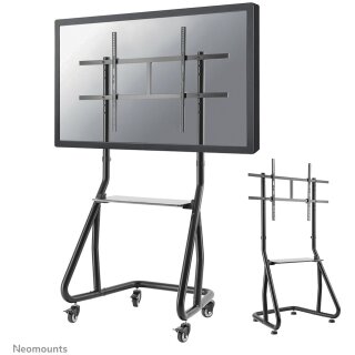 Mobiler Bodenständer für Flachbild-Fernseher bis 100" (254 cm) 100KG NS-M3800BLACK Neomounts