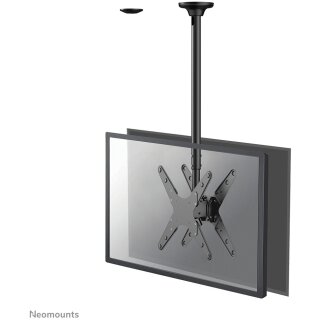 Doppelte Deckenhalterung für Flachbildschirme/Fernseher 32 bis 75" 2x 50KG Black Neomounts