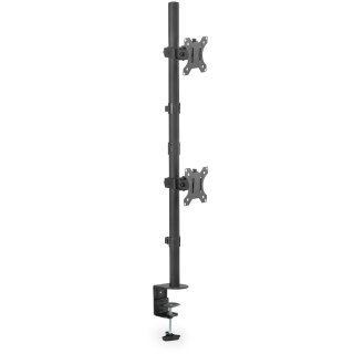 DIGITUS Monitor Vertical Mount 43.18-81.28cm 17-32Zoll 8kg max each clamp or grommet mount