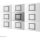 Neomounts WL95-800BL1 Push-to-Pop-Out Videowall-Wandhalterung für 42-70" Bildschirme - Schwarz