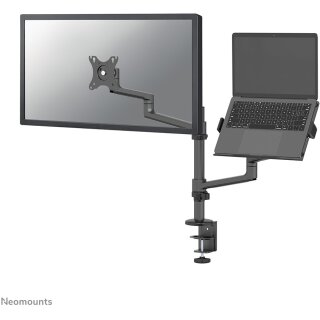 Neomounts DS20-425BL2 Tischhalterung für 17-27" Bildschirme und 11.6-17.3" Laptops - Schwarz