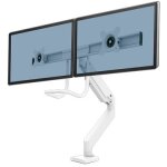Fellowes EPPA CROSSBAR Monitorarm doppelt Weiss