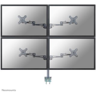 Neomounts Tischhalterung für vier Flachbildschirme bis 27" (69 cm) 6KG FPMA-D935D4