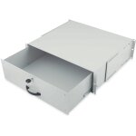 DIGITUS Schublade 3HE 483mm grau abschließbar