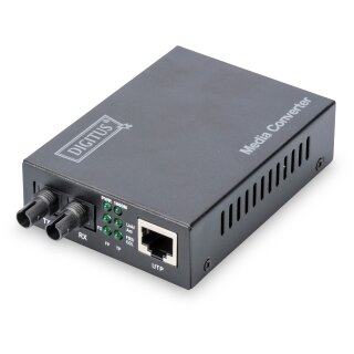 DIGITUS Medienkonverter Gigabit Multimode RJ45/ST