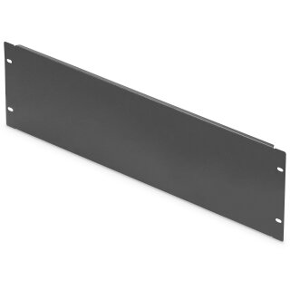DIGITUS Abdeckplatte 4HE Blindabdeckung 483mm schwarz
