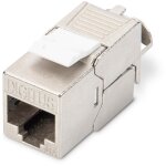 DIGITUS Keystone Jack Cat6a/RJ45/geschirmt/Metall/werkzeugfr