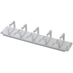 DIGITUS Rangierpanel 2HE 5x Ringe 85x60mm Grau