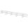 DIGITUS Rangierpanel 1HE 5x Ringe 40x60mm grau