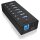HUB 7Port. Verfügt über 7x USB 3.0 Anschlüsse für Laufwerke ICY BOX