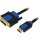 Logilink HDMI-DVI-Kabel Anschl. 18+1pin St/St 3.00m sw 1.4