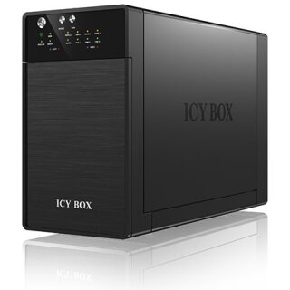 RAID System. 2x SATA 3.5" zu 1x USB 3.0 + 1x eSATA. RAID 0/1/JBOD/SINGLE ICY BOX