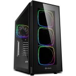 MIDI Sharkoon TG6 RGB. Glasfenster. Lüfter LED RGB