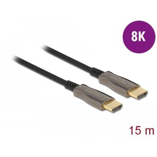 DELOCK Aktives Optisches Kabel HDMI 8K 60Hz 15m