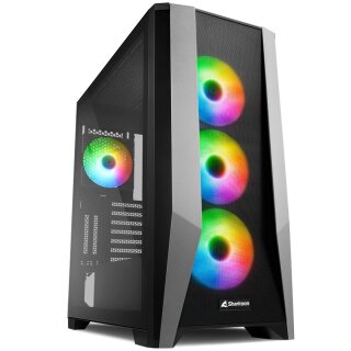 Midi Sharkoon TG7M RGB Black