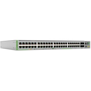ALLIED L3 Stackable Switch 40x 10/100/1000-T PoE+ 8x 100M/1G/2.5G/5G-T PoE+ 4x SFP+ Ports single fixed PSU EU Power Cord