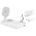 4smarts Qi2 Ladestation Trident mit MFi Fast Charger. wei