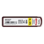 ROTRING Feinmine Dose Feinminen 12 Stück 0.3 HB