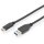 DIGITUS USB 2.0 Anschlusskabel Typ C -A St/St 1.0m, sw