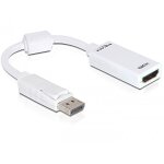 DELOCK Adapter Displayport-St > HDMI-Bu weiss