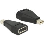 DELOCK Adapter DP mini-St > DP-Bu black