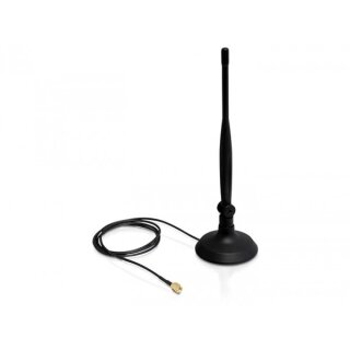 DELOCK WLANz Antenne RP-SMA Kippgelenk 2.4 Ghz 4dBi