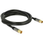 DELOCK Kabel IEC Stecker > IEC Buchse RG-6/U 2m