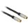 DELOCK Kabel IEC Stecker > IEC Buchse RG-6/U quad shield 2m Premium schwarz