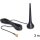 DELOCK GSM UMTS Sixband Antenne SMA 2 dBi omnidirektional mit magnetischem Standfuss starr schwarz