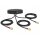 DELOCK LTE MIMO Dualband WLAN 802.11 ac/ax/a/h/b/g/n Antenne 3 x SMA Stecker RG-174 1 m Schraubmontage outdoor schwarz