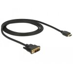 DELOCK Kabel DVI 18+1 Stecker > HDMI-A Stecker 1 m...