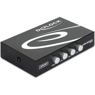 DELOCK Switch 4-port USB manuell