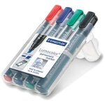 STAEDTLER Marker Lumocolor permanent 4St Box retail