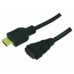 Logilink HDMI-Kabel Ethernet A -> A St/Bu 3.00m Gold...