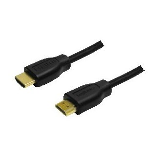 Logilink HDMI-Kabel Ethernet A -> A St/St 1.00m sw