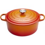 Le Creuset Signature Bräter rund 20 cm ofenrot