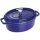 Staub La Cocotte 29cm oval dunkelblau. Gusseisen