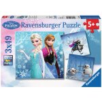 Ravensburger Abenteuer im Winterland 3 X 49 Teile Puzzle