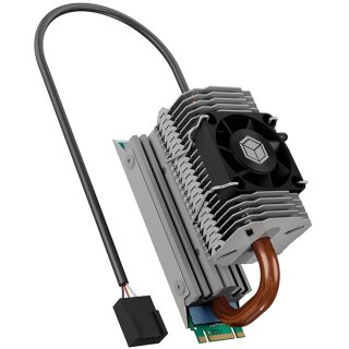 K Kühlkörper IcyBox SSD M.2 schwenkbar