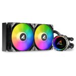 K Sharkoon Wasserkühlung S80 RGB 2 Lüfter 240mm...