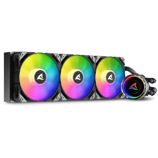 K Sharkoon Wasserkühlung S90 RGB 3 Lüfter 360mm schwarz