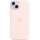Silikon Case iPhone 15 Plus mit MagSafe (hellrosa)