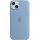 Silikon Case iPhone 15 Plus mit MagSafe (winterblau)