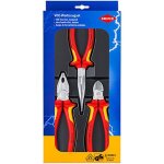 KNIPEX Elektro-Paket 3-teilig Kombi-.Flachzange +...