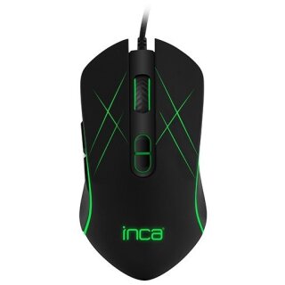 INCA Gaming Maus IMG-GT12 3200 DPI. RGB. 7 Tasten. USB. SW retail
