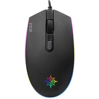 INCA Gaming Maus IMG-GT13 1200 DPI. RGB. 4 Tasten. USB. SW retail