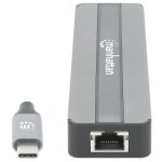 MANHATTAN 7-in-1 Dockingstation HDMI RJ45 2xUSB-A SD/MicroSD